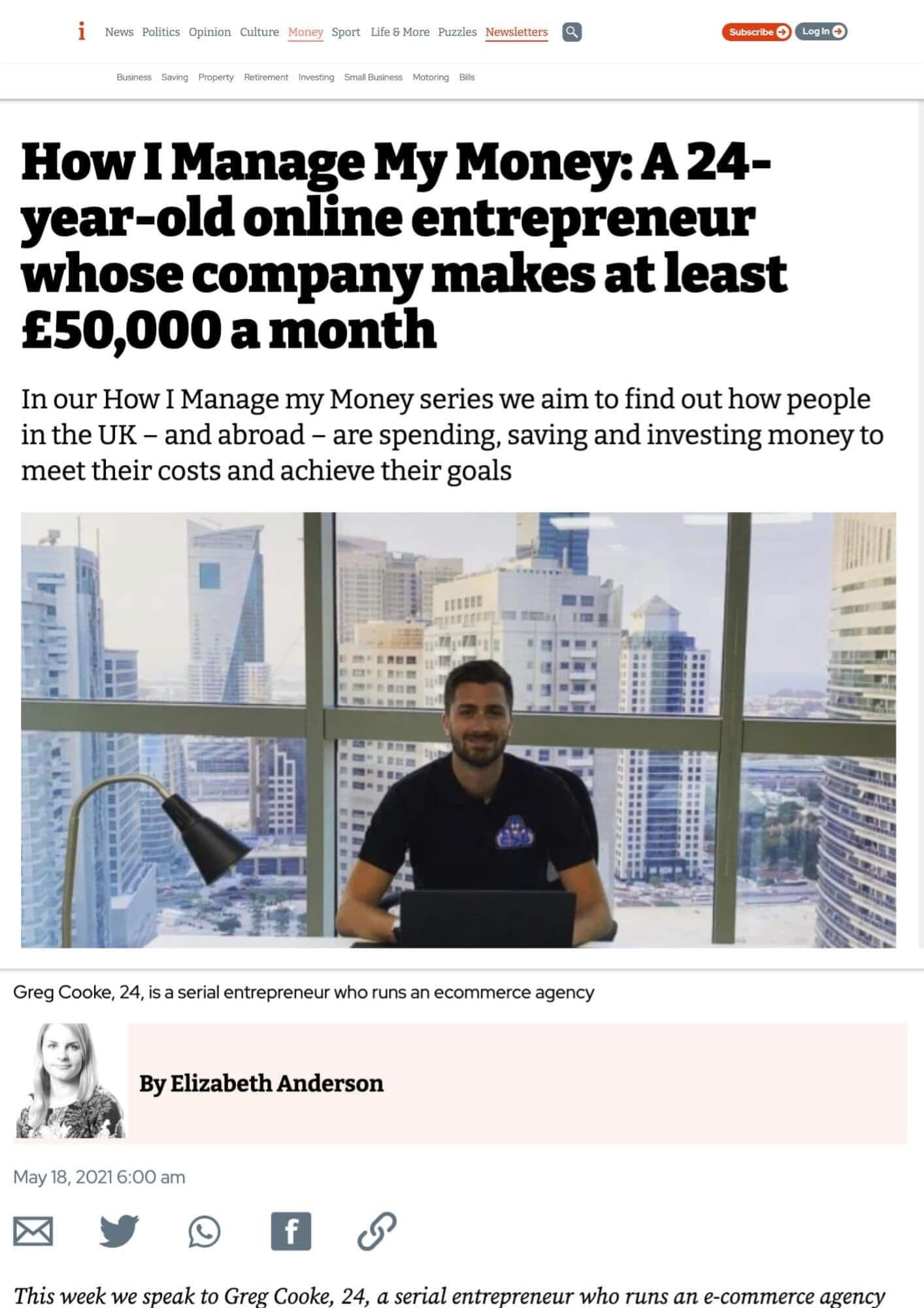 The Independent feature